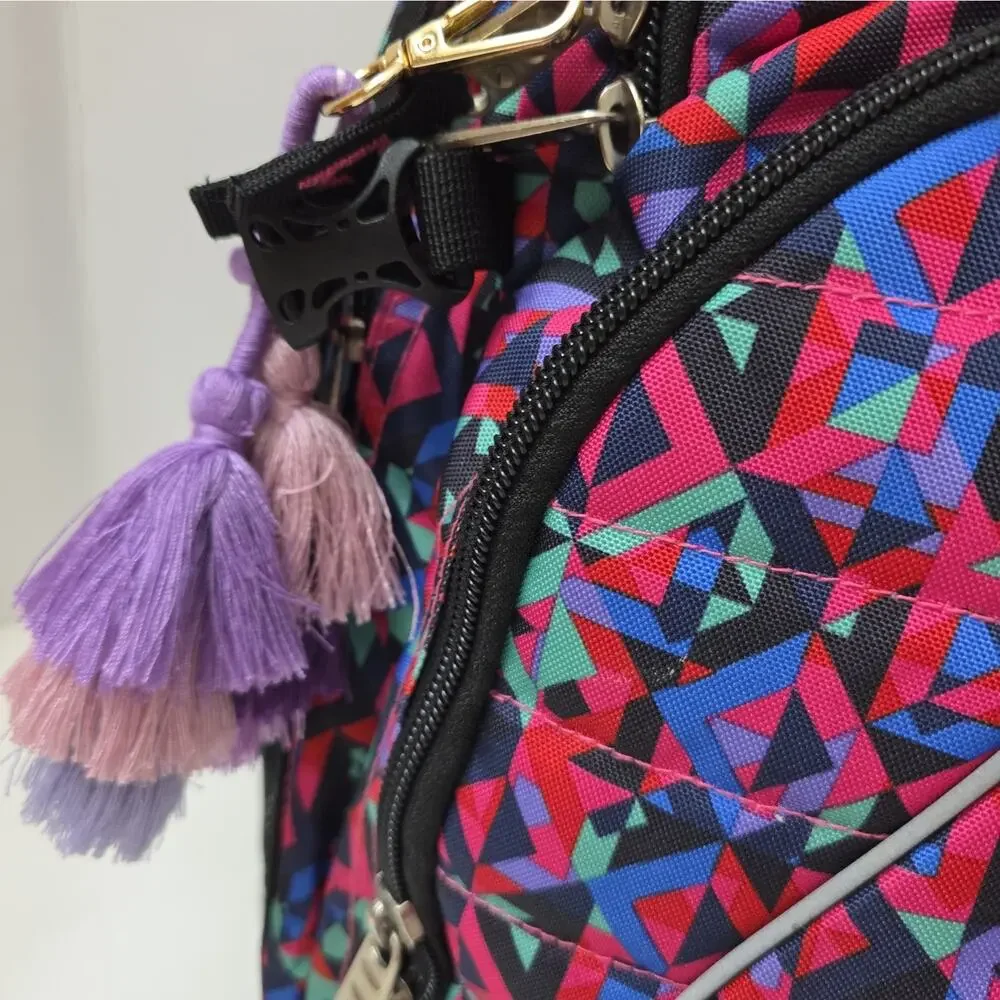 High Sierra Backpack Geometric Large Multi Pocket Laptop School Travel Bag 18x13